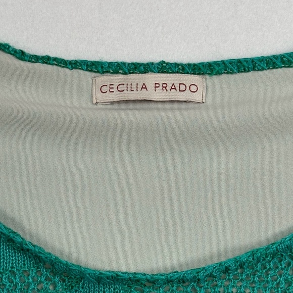 Anthropologie Cecilia Prado Blouson Midi Dress Womens Size Large Turquoise Multi - Picture 3 of 10